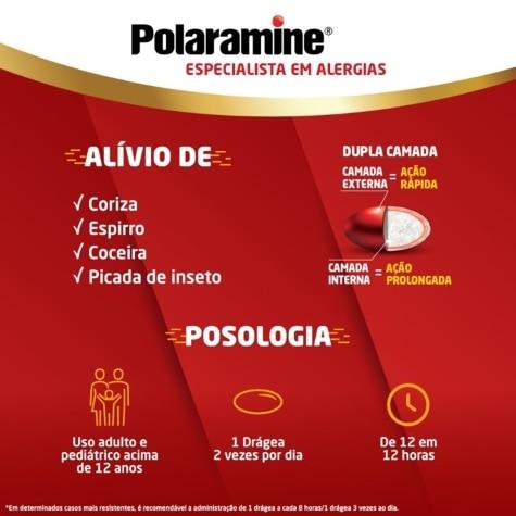 Polaramine Reptabs 6mg 12 Drágeas - Imagem 3
