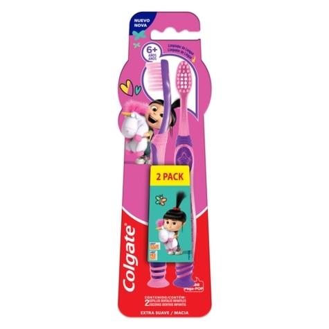 Escova Dental Colgate Smiles Agnes e Fluffy 6+ Anos 2 Unidades - Imagem 1