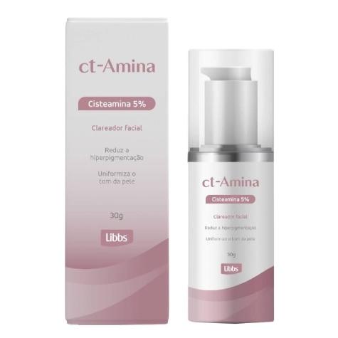 Creme Ct-Amina Cisteamina 5% Clareador Facial Libbs 30g - Imagem 1