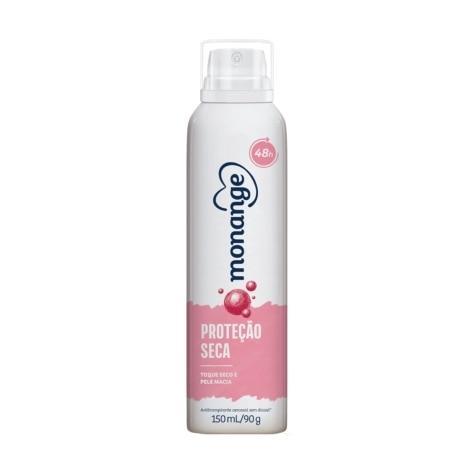 Desodorante Aerossol Monange Proteção Seca 72h 150ml - Imagem 1
