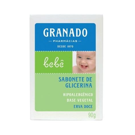 Sabonete em Barra Granado Bebê Erva-Doce 90g - Imagem 1