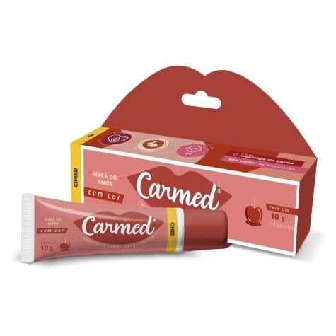 Hidratante Labial Carmed Maçã Do Amor com Cor 10g - Imagem 1