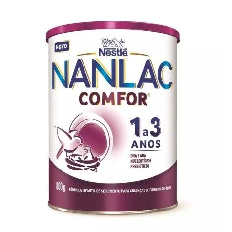 Fórmula Infantil Nanlac Comfor 1 a 3 Anos 800g - Imagem 1