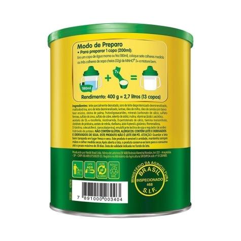 Composto Lácteo Ninho Fases 3+ 400g - Imagem 4