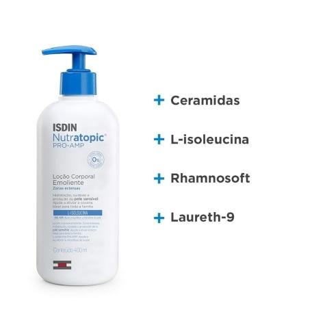 Loção Corporal Emoliente Isdin Nutratopic Pro-AMP 400ml - Imagem 5
