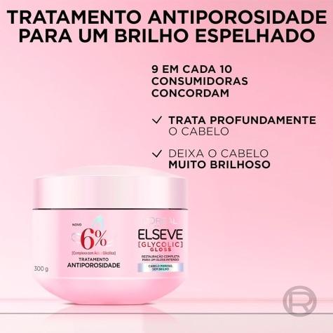 Creme de Tratamento Elseve Glycolic Gloss 300g - Imagem 4