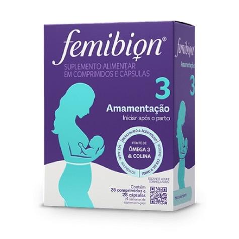 Femibion 3 Amamentação 28 Comprimidos + 28 Cápsulas - Imagem 2