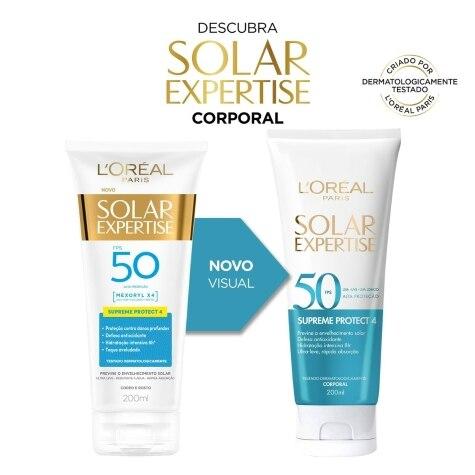 Protetor Solar Corporal L'Oréal Expertise Supreme Protect 4 FPS50 200ml - Imagem 2