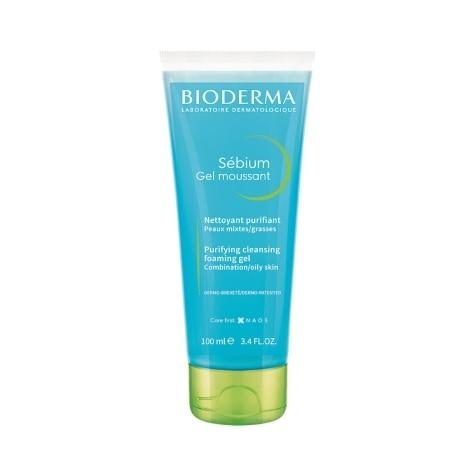 Gel de Limpeza Bioderma Sébium Moussant Facial 100ml - Imagem 1
