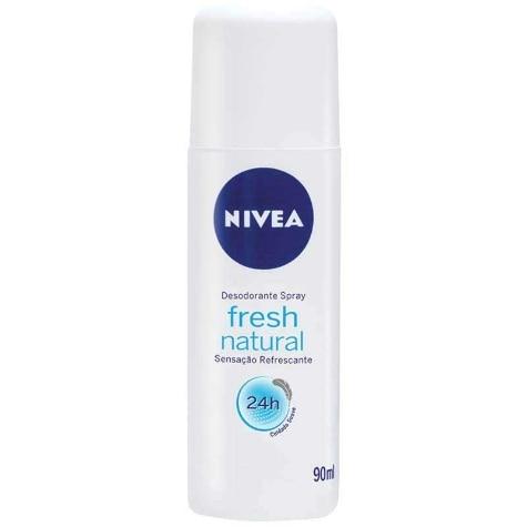 Desodorante Spray Nivea Fresh Natural 24h 90ml - Imagem 1