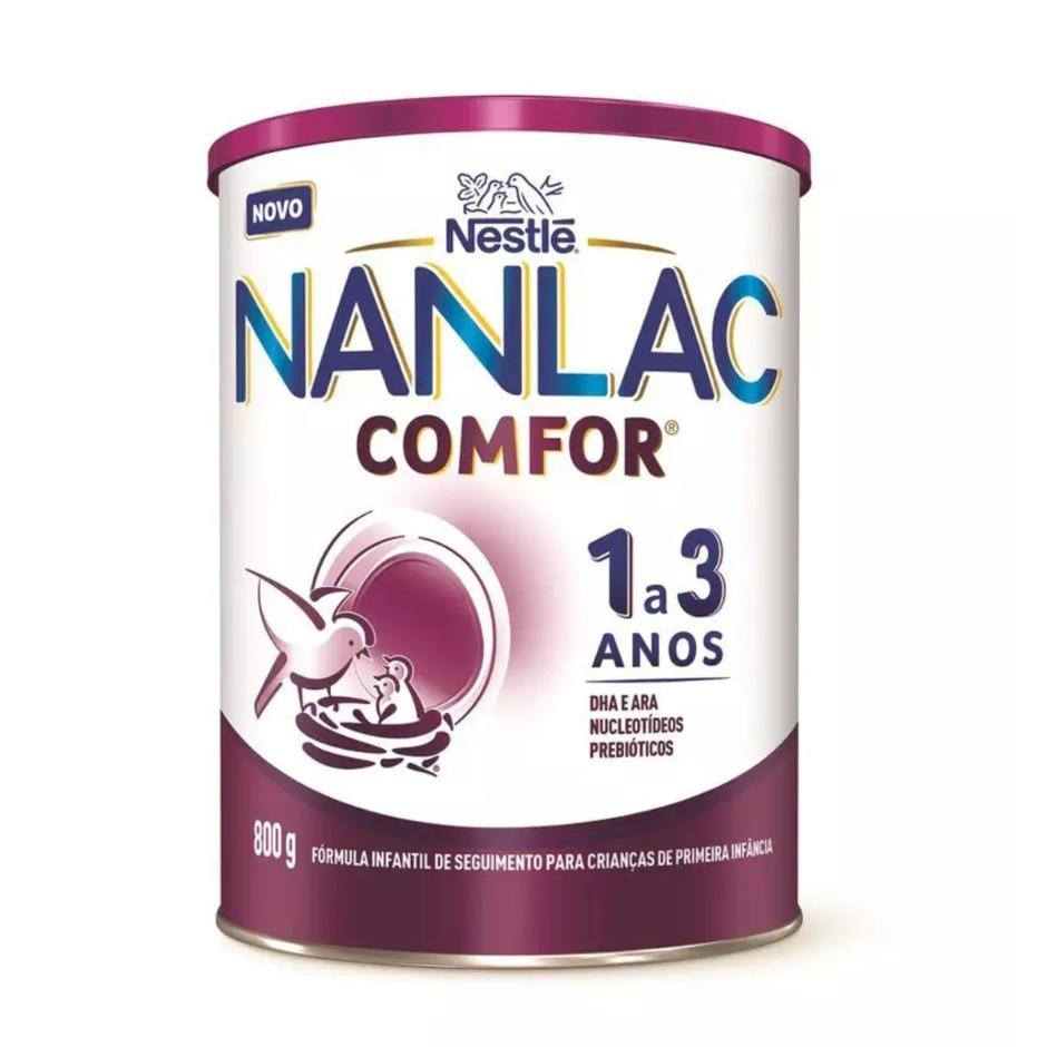 Fórmula Infantil Nanlac Comfor 1 a 3 Anos 800g