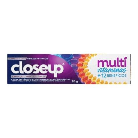 Creme Dental Close Up Multi Vitaminas + 12 Benefícios 85g - Imagem 1
