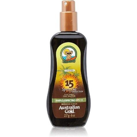 Gel Spray Bronzeador Australian Gold FPS15 Instant Bronzer 237ml - Imagem 1