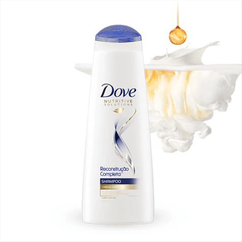 Shampoo Dove Reconstrução Completa Cabelos Danificados 400ml - Imagem 2