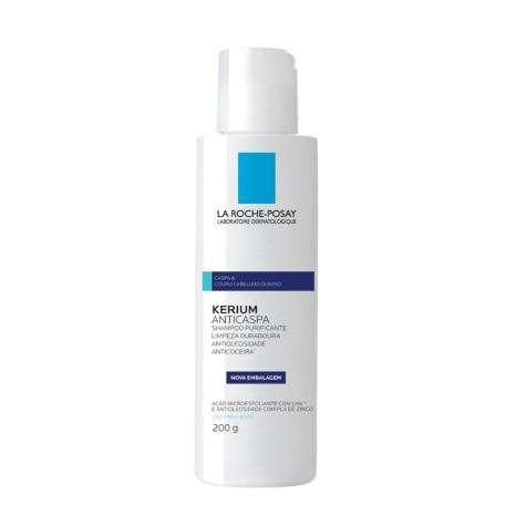 Shampoo La Roche-Posay Kerium Anticaspa Cabelo 200ml - Imagem 1