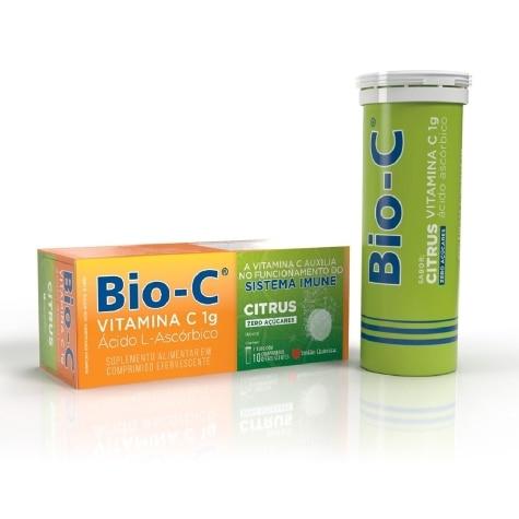 Bio-C 1g Sabor Citrus 10 Comprimidos Efervescentes - Imagem 1