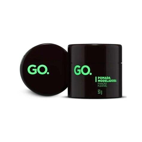 Pomada Modeladora GO. Fixação Flexível Cabelo Oleoso 50g - Imagem 2