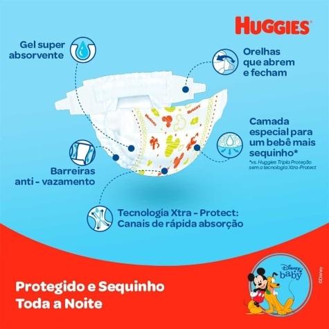 Fralda Huggies Tripla Proteção XXG 66 Unidades - Imagem 3