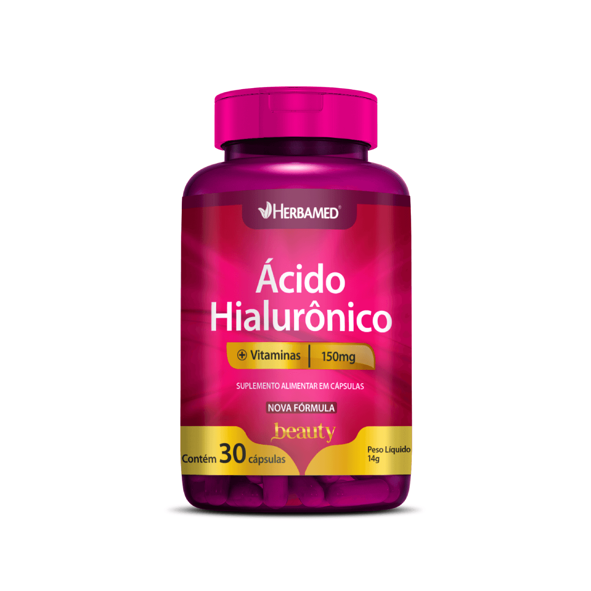 Acido Hialurônico + Vitaminas Hermabed 30 Cápsulas - Imagem 1