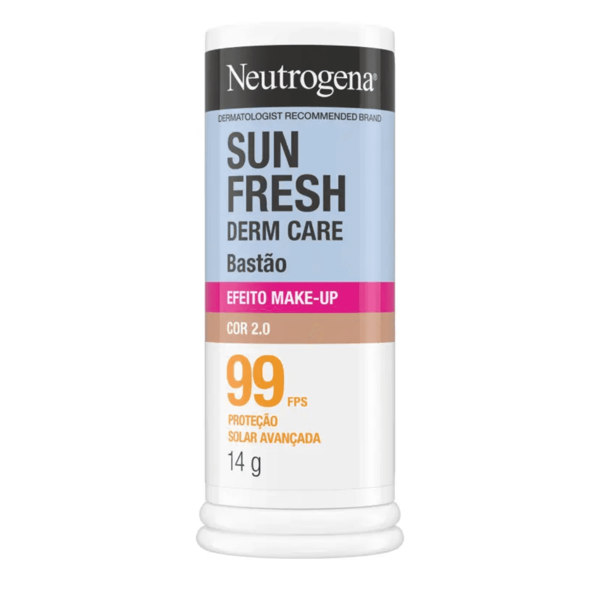 Protetor Solar Facial em Bastão Neutrogena Sun Fresh FPS 99 Cor 2.0 14g - Imagem 1
