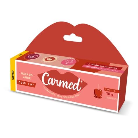Hidratante Labial Carmed Maçã Do Amor com Cor 10g - Imagem 2