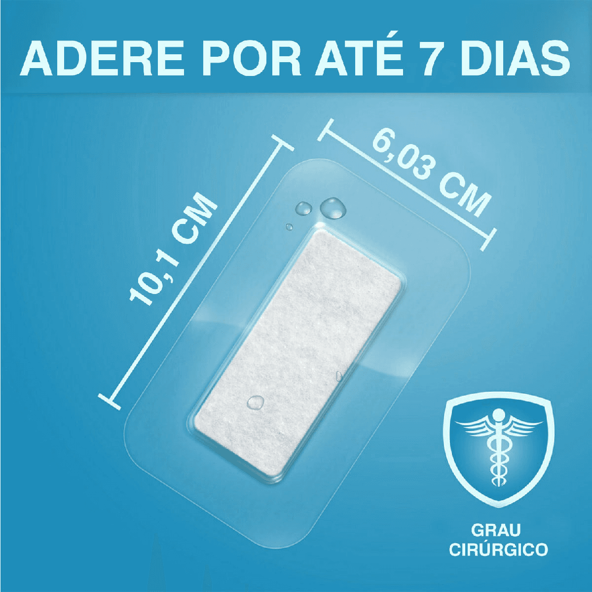 Curativo Nexcare Tegaderm Transparente com Pad 3 Unidades - Imagem 3