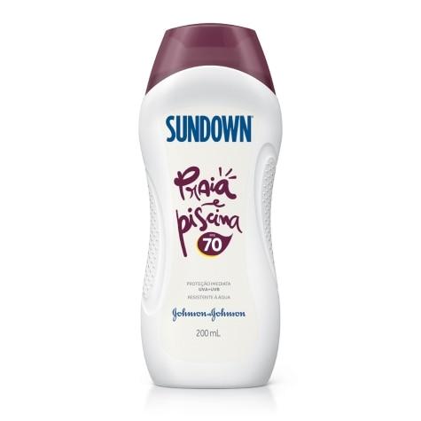 Protetor Solar Corpoal Sundown Praia e Piscina FPS70 Loção 200ml - Imagem 1