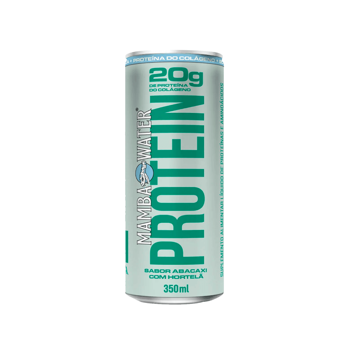 Mamba Water Protein Abacaxi Com Hortelã 350ml - Imagem 1