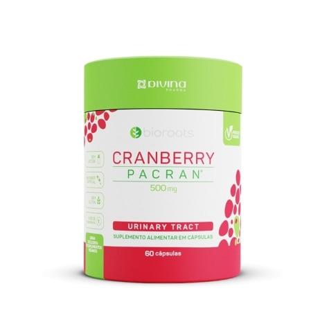 Cranberry Pacran Bioroots 500mg 60 Cápsulas - Imagem 1