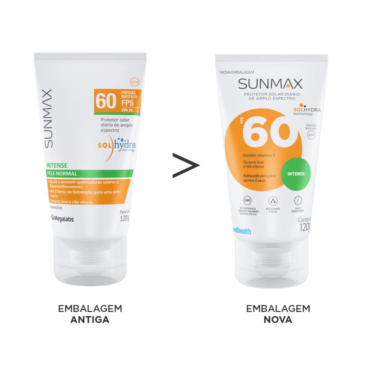 Protetor Solar Corporal Sunmax Intense FPS60 Loção Pele Normal 120g - Imagem 2