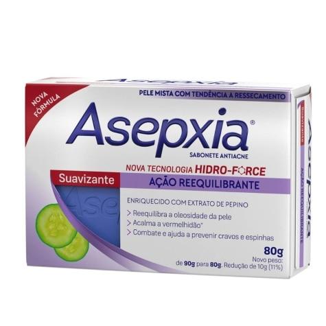 Sabonete em Barra Asepxia Suavizante Ação Reequilibrante 80g - Imagem 1