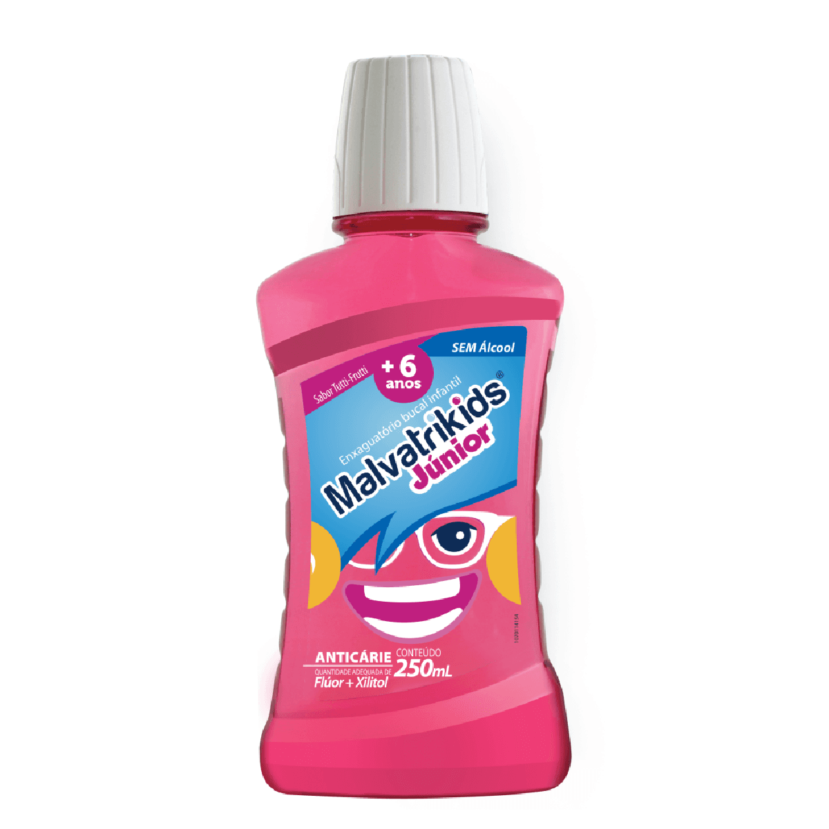 Enxaguante Bucal Malvatrikids Júnior +6 Sabor Tutti-Frutti 250ml - Imagem 1