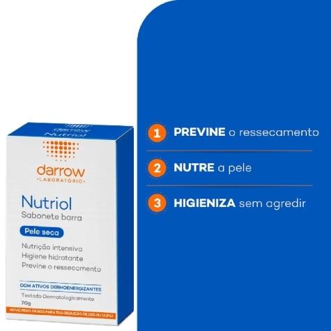 Sabonete em Barra Darrow Nutriol Pele Seca Rosto e Corpo 70g - Imagem 4