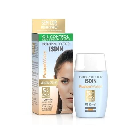 Fotoprotetor Isdin Fusion Water Oil Control FPS60 30ml - Imagem 1