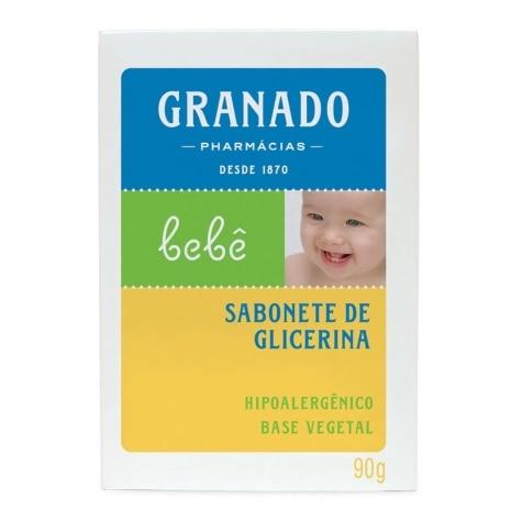 Sabonete de Glicerina Barra Granado Bebê Tradicional 90g - Imagem 1
