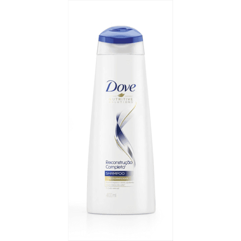 Shampoo Dove Reconstrução Completa Cabelos Danificados 400ml - Imagem 1