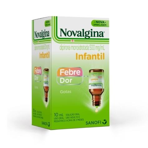Novalgina Gotas 500mg 10ml - Imagem 1