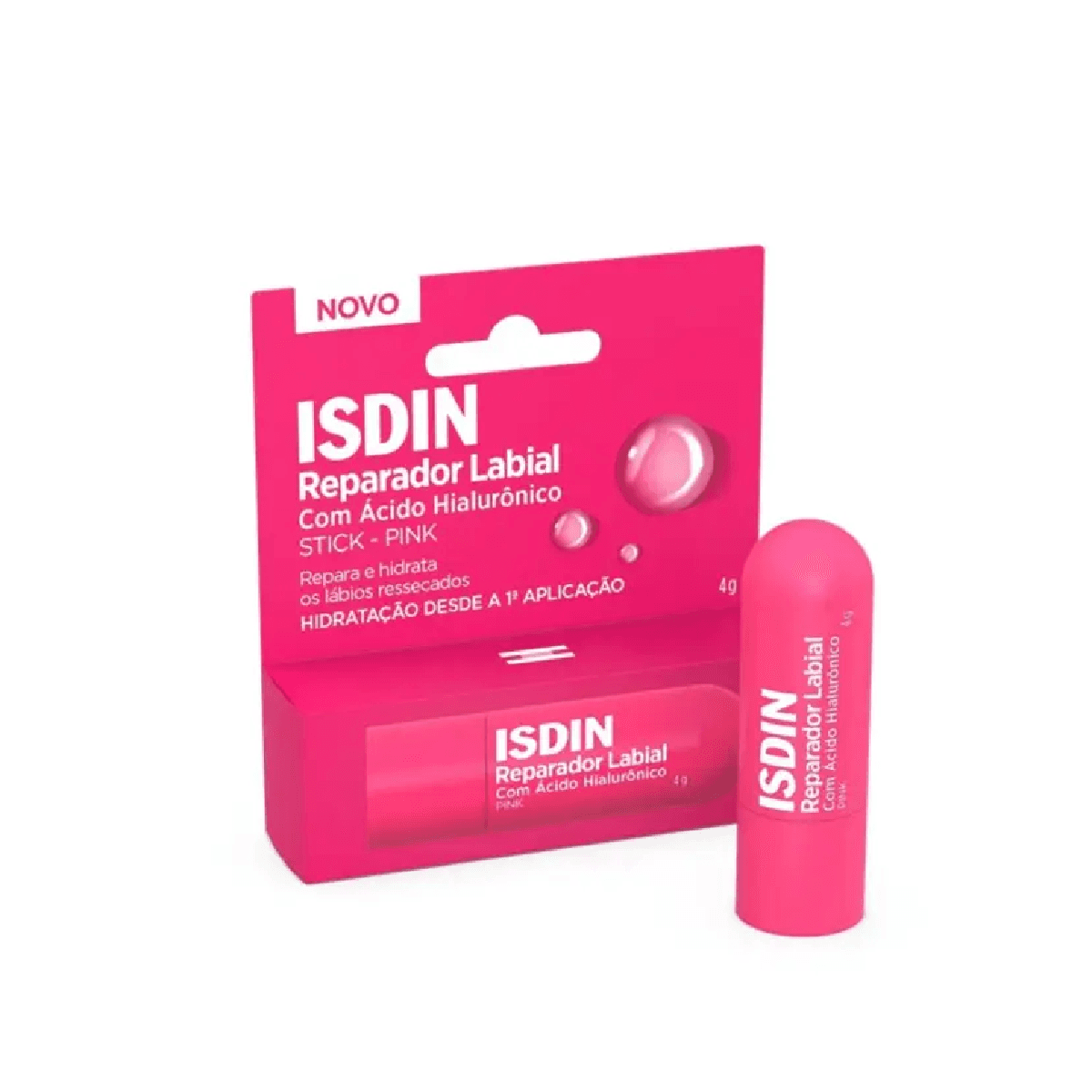 Reparador Labial Pink Isdin Stick 4g - Imagem 1