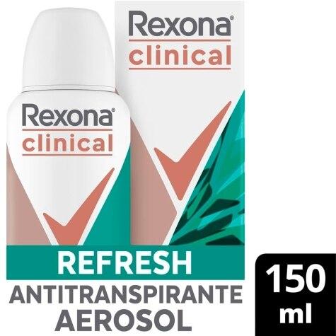 Desodorante Aerossol Rexona Clinical Refresh 96h 150ml - Imagem 3