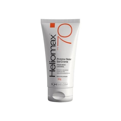 Protetor Solar Facial Heliomax FPS70 Gel Creme Incolor 50g - Imagem 3