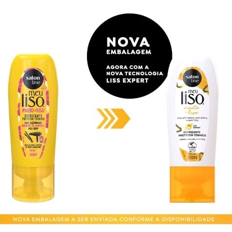 Protetor Térmico Salon Line Meu Liso Muito+Liso Anti-frizz 200ml - Imagem 2