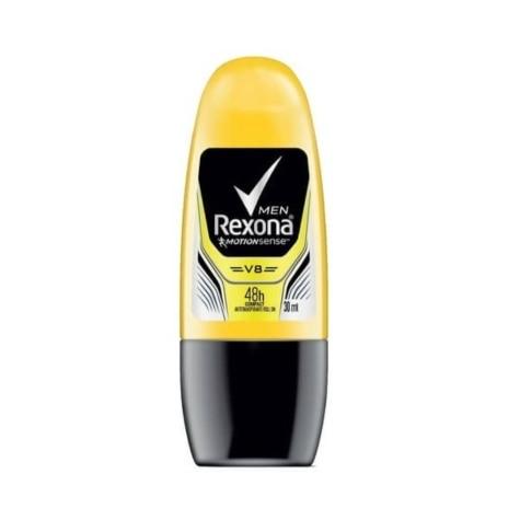 Desodorante Roll-on Rexona Men V8 72h 30ml - Imagem 1