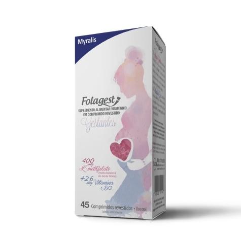 Folagest 400mcg 45 Comprimidos Revestidos - Imagem 1