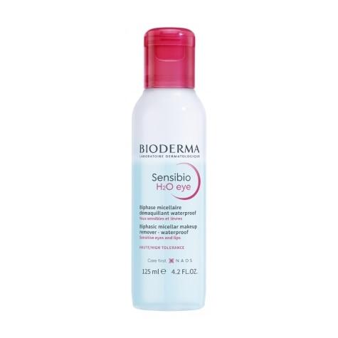 Demaquilante Bioderma Sensibio H2o Eye Olhos e Lábios 125ml - Imagem 1
