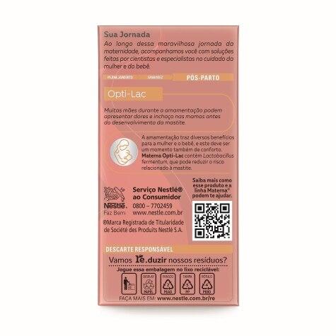 Lactobacillus Materna Optic-Lac Nestlé Pós-Parto 30 Cápsulas - Imagem 4