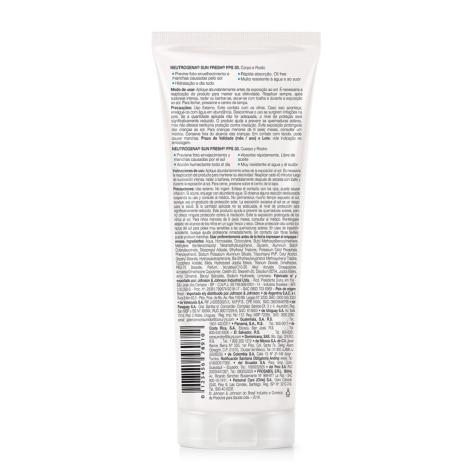 Protetor Solar Corporal Neutrogena Sun Fresh FPS30 Loção 200ml - Imagem 2