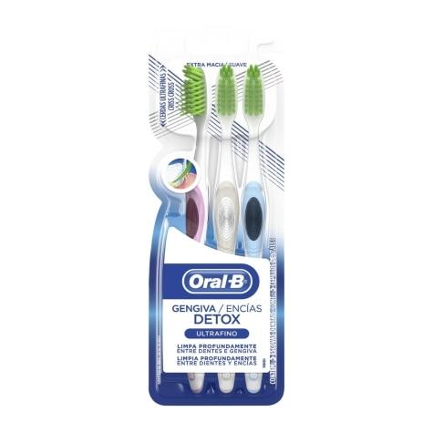 Escova Dental Oral-B Detox Ultrafino 3 Unidades - Imagem 2