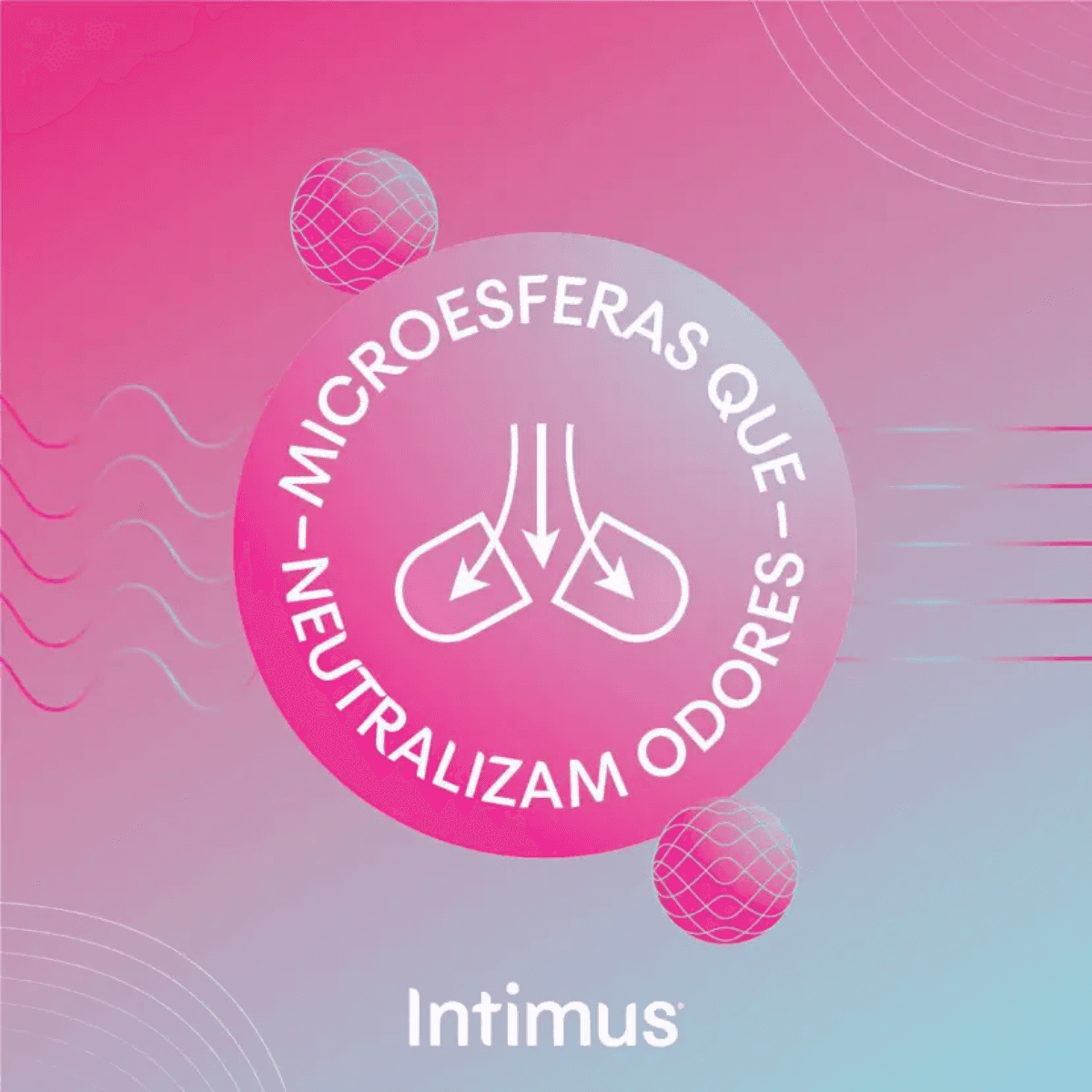 Absorvente Cobertura Extra Suave com Abas Intimus Cuidado Avançado 28 Unidades Leve mais Por menos - Imagem 3