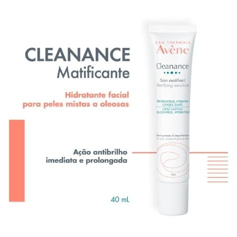 Gel Creme Avène Cleanance Matificante Facial 40ml - Imagem 4