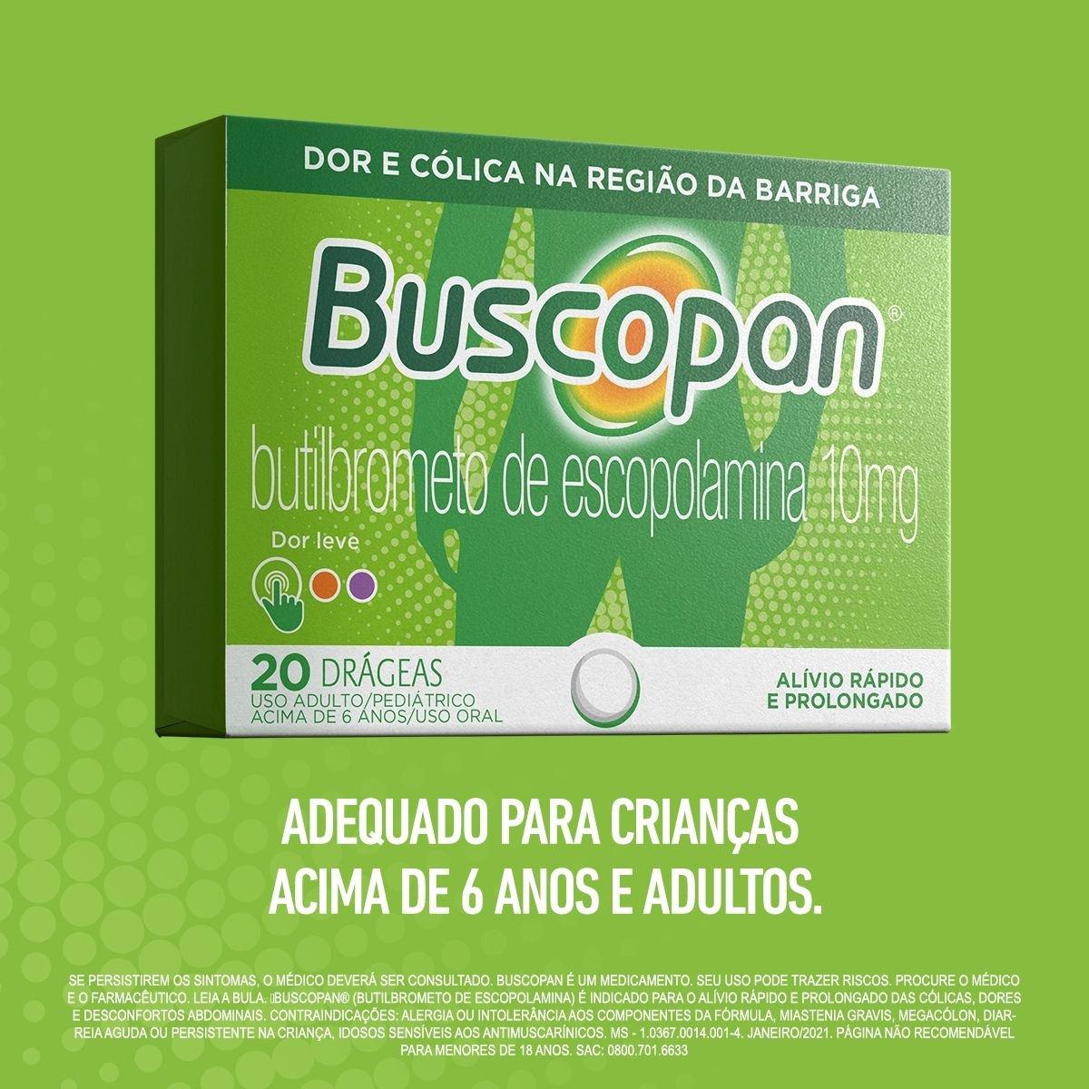 Buscopan 10mg 20 Drágeas - Imagem 5
